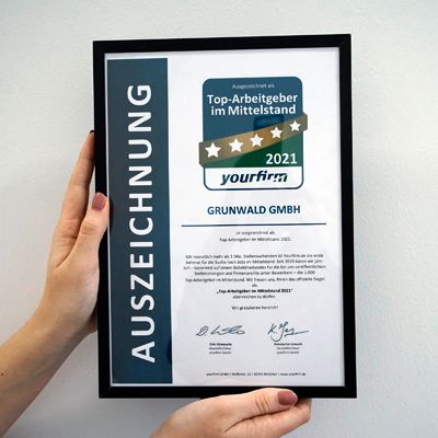 GRUNWALD erneut ausgezeichnet!