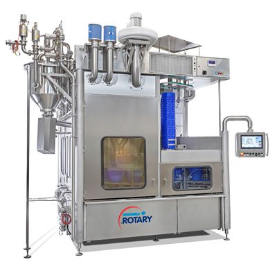 GRUNWALD-Eimerfüller mit höchster Hygienestufe ohne Verwendung von Peroxid